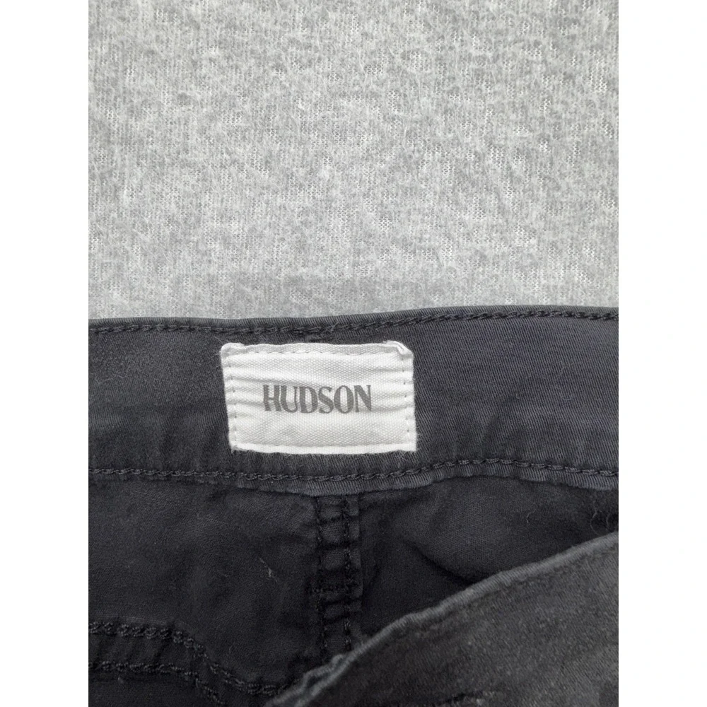 Hudson Bootcut Jeans Womens 32 Black High Rise Stretch Dark Wash Denim‎